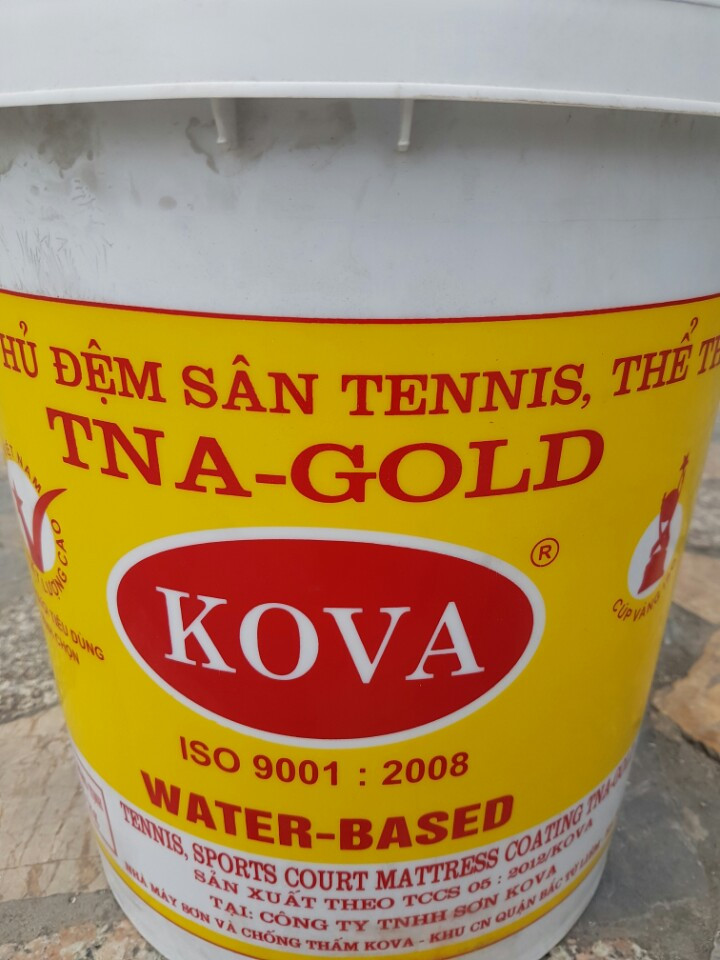Sơn Kova phủ đệm sân tennis, thể thao TNA Gold