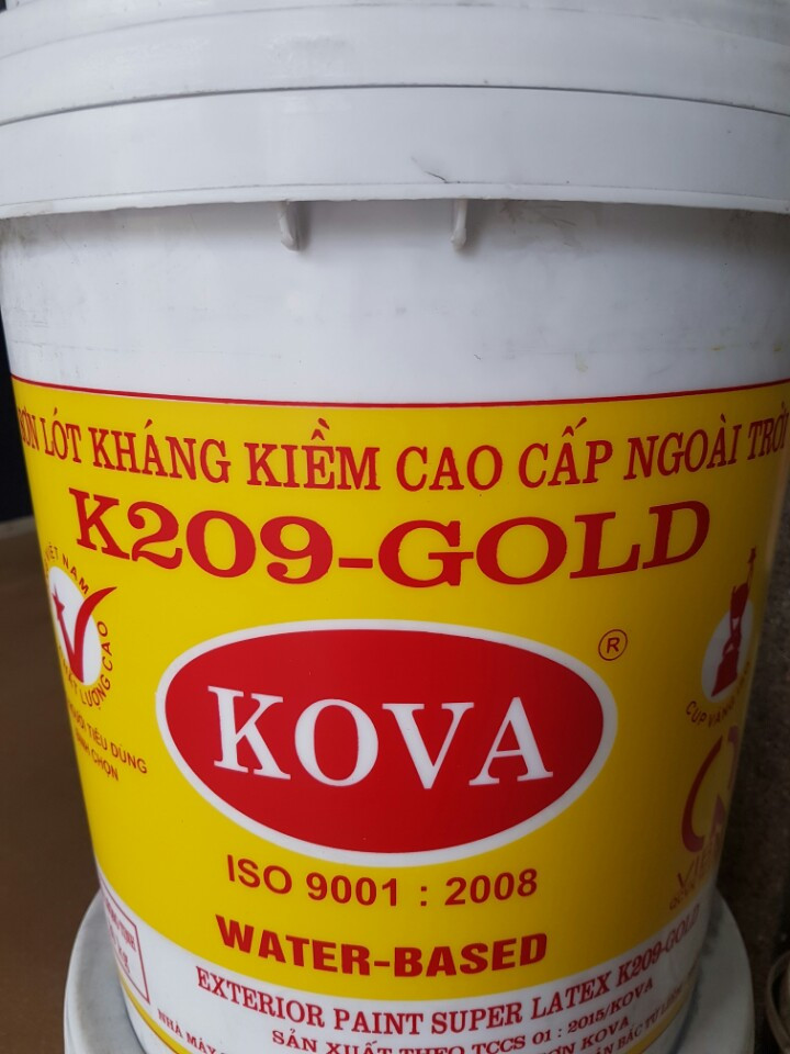 Sơn Kova lót kháng kiềm cao cấp ngoài trời K209 Gold